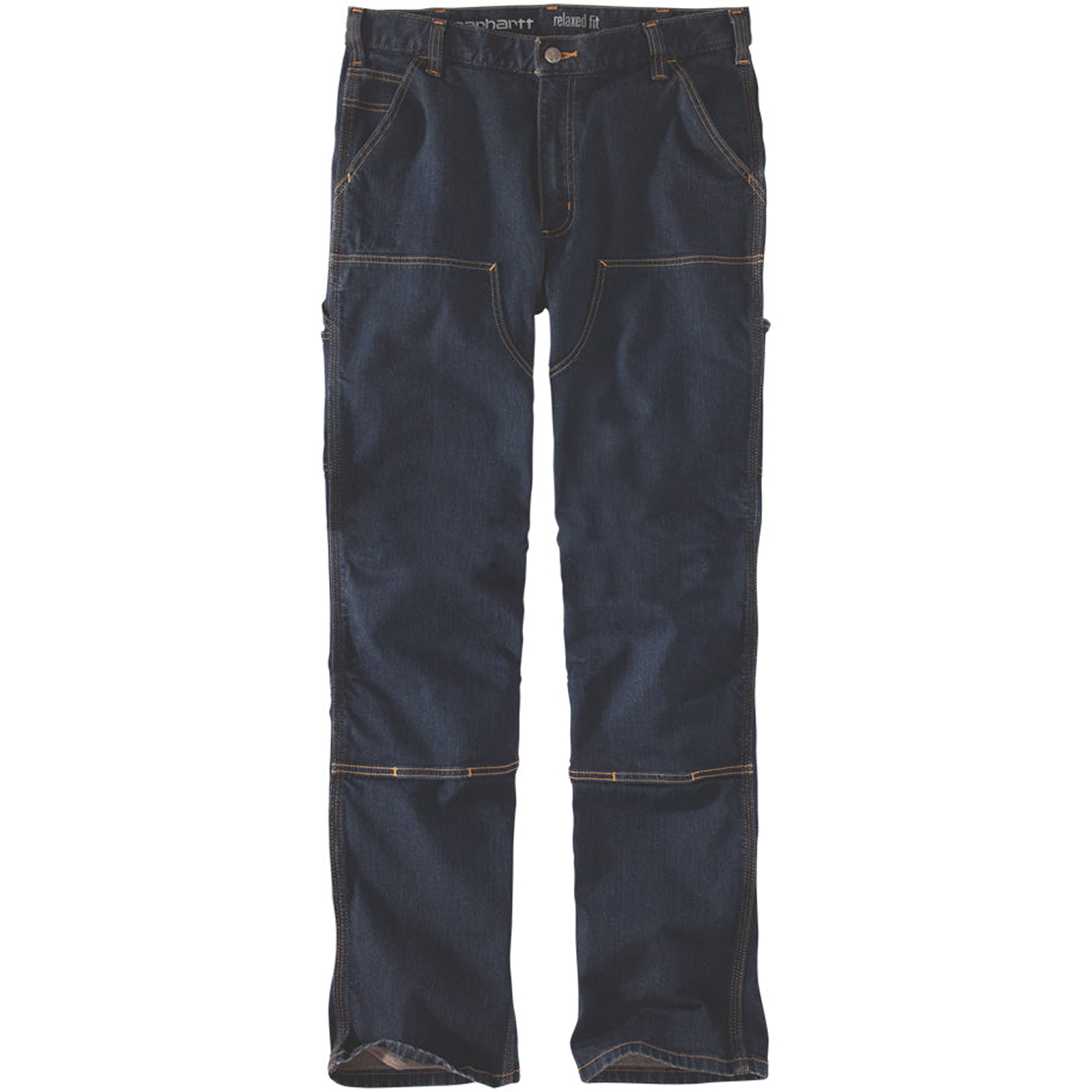 Carhartt Relaxed Fit Carpenter Work Jeans Double fashion Sided Distressed Work Wear