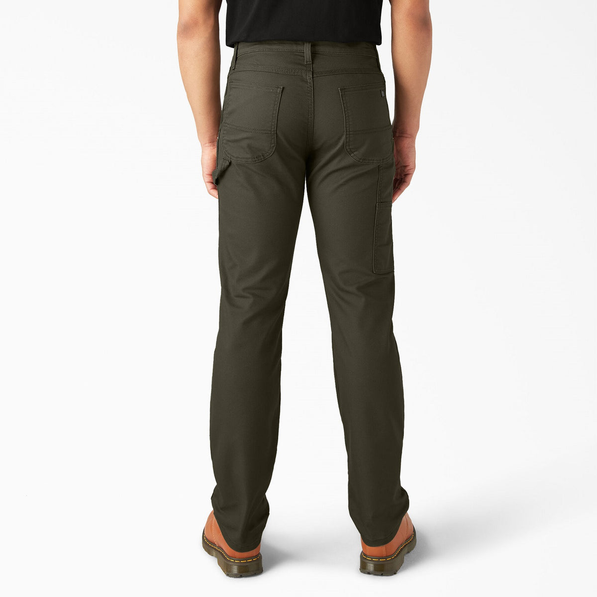 Dickies Men&#39;s FLEX Regular Fit Duck Carpenter Pant_Stonewashed Moss - Work World - Workwear, Work Boots, Safety Gear