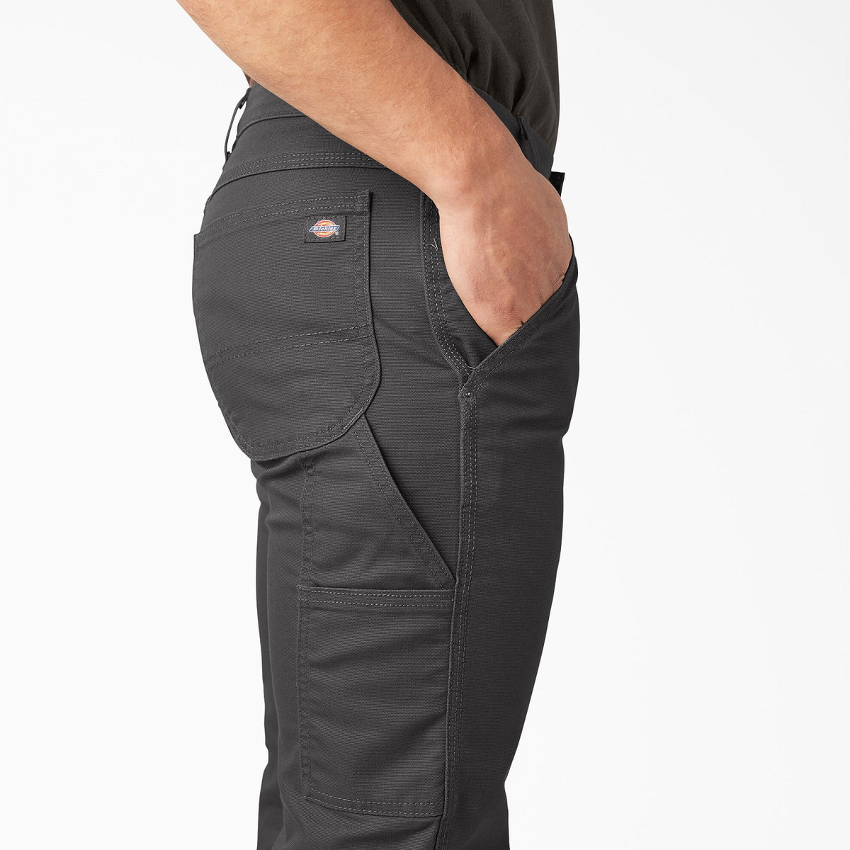 Dickies Men&#39;s FLEX Regular Fit Duck Carpenter Pant_Stonewashed Slate - Work World - Workwear, Work Boots, Safety Gear