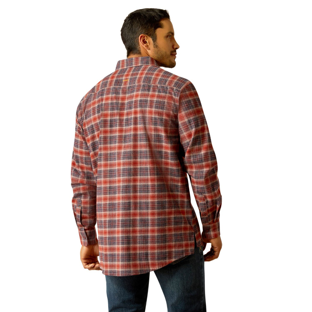 Ariat Men&#39;s Rebar Flannel DuraStretch™ Button-Down Work Shirt - Work World - Workwear, Work Boots, Safety Gear