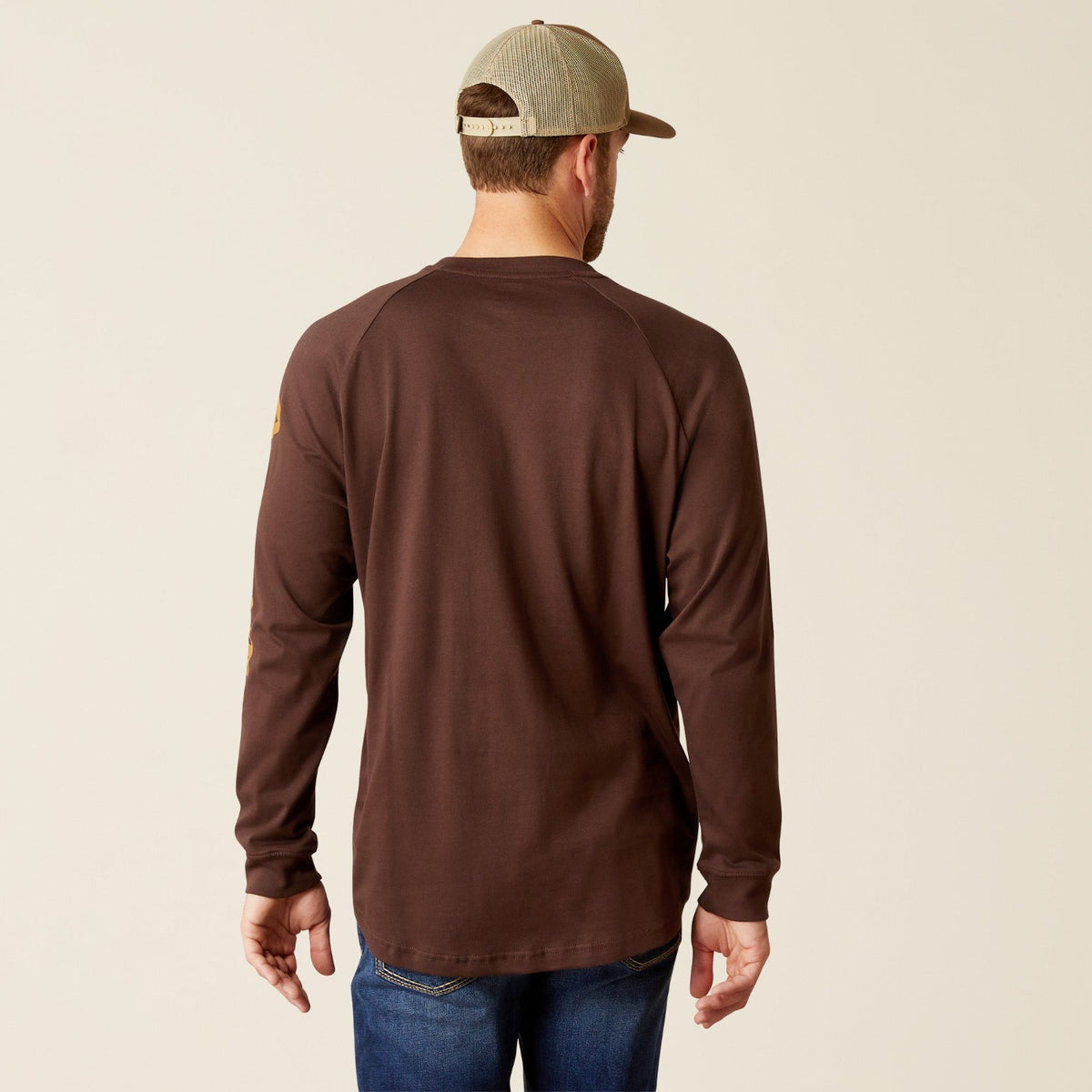 Ariat Men&#39;s Rebar Cotton Strong Graphic Long Sleeve T-Shirt - Work World - Workwear, Work Boots, Safety Gear