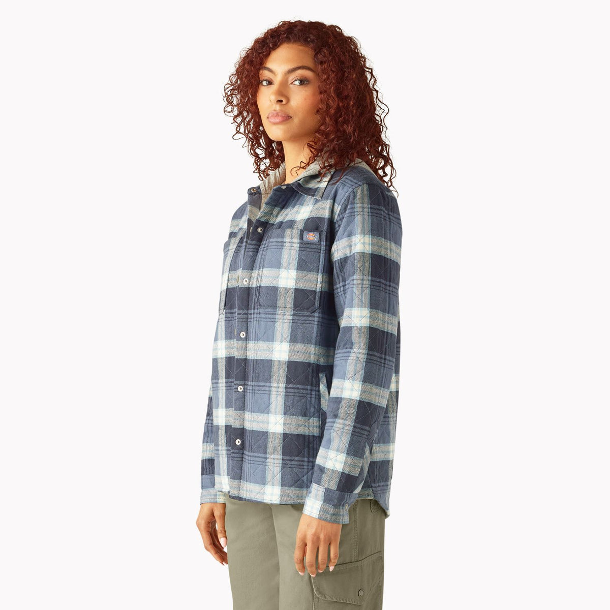 Dickies Women&#39;s Hooded Flannel Shirt Jac - Work World - Workwear, Work Boots, Safety Gear