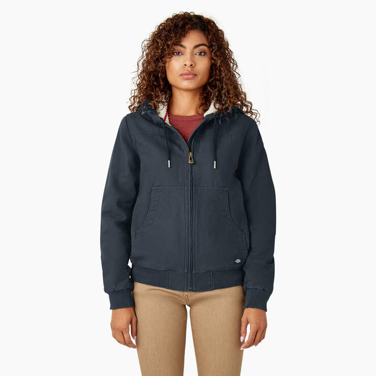 Dickies Women's Fleece Lined Duck Canvas Jacket - Work World - Workwear, Work Boots, Safety Gear