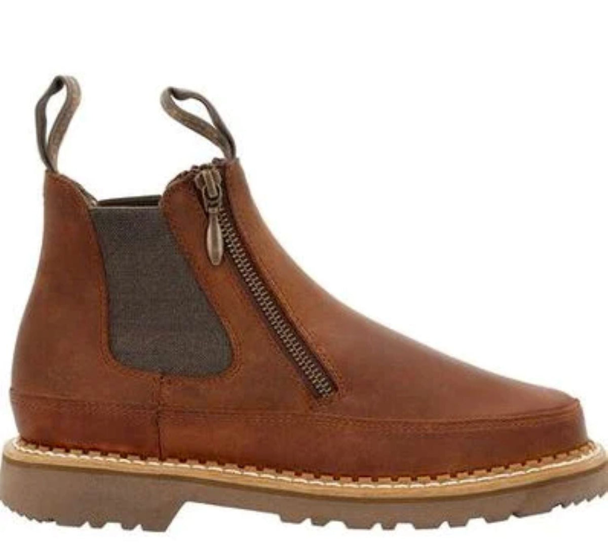 Georgia Boot Women&#39;s Side Zip 5&quot; Slip Resistant Chelsea Romeo Boot - Work World - Workwear, Work Boots, Safety Gear