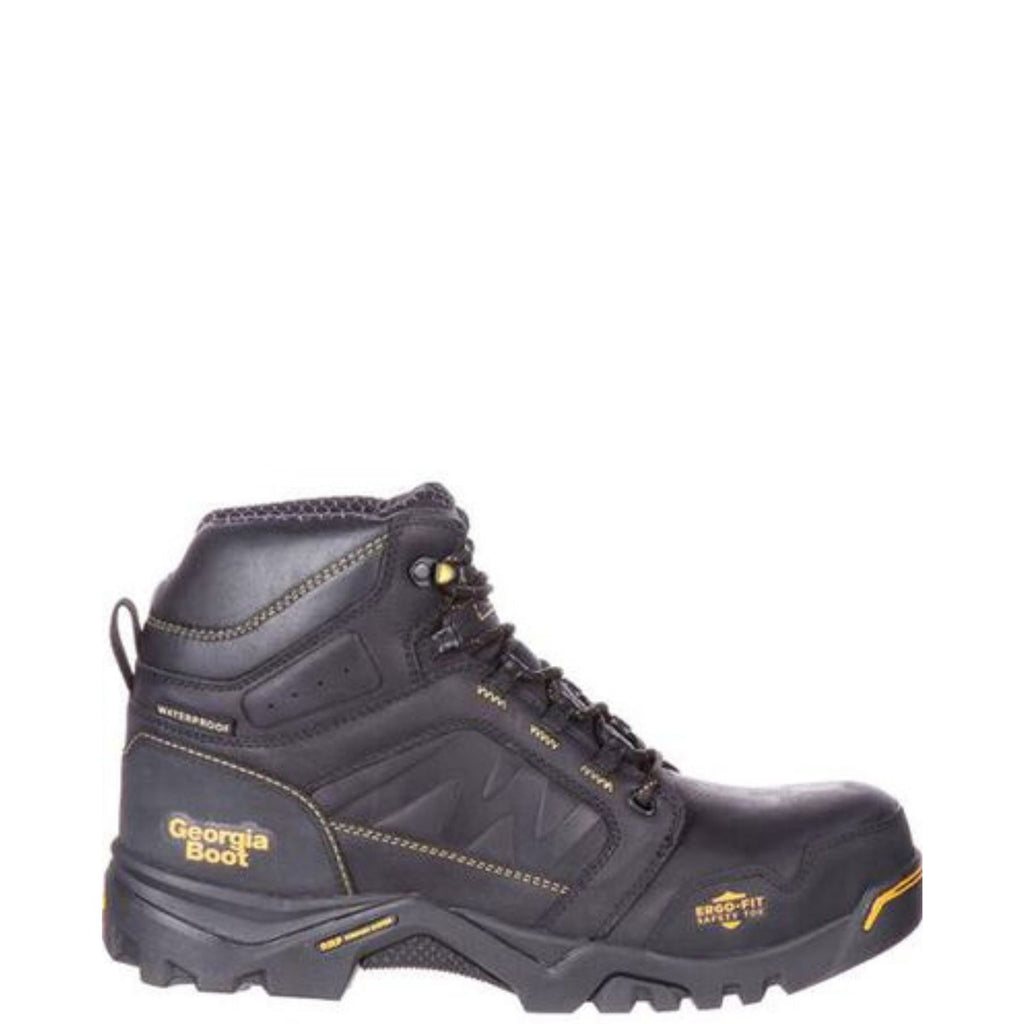 Georgia Boot Men s Amplitude 6 Waterproof EH Comp Toe Hiker Work Boot Work World