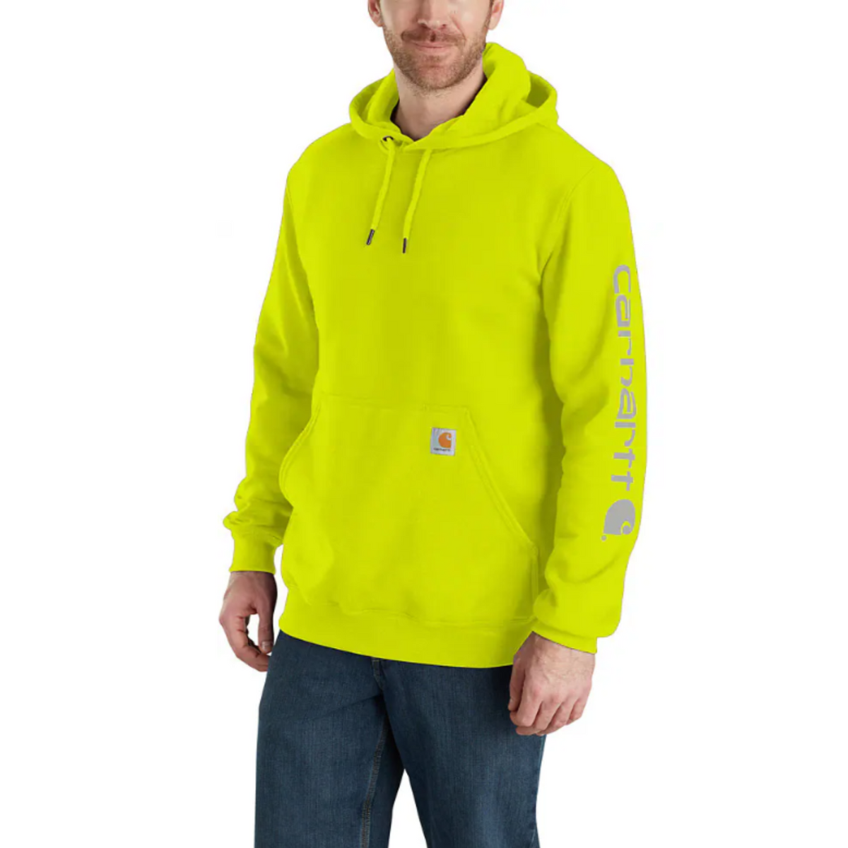 Carhartt Men&#39;s Midweight Logo Hooded Sweatshirt - Work World - Workwear, Work Boots, Safety Gear