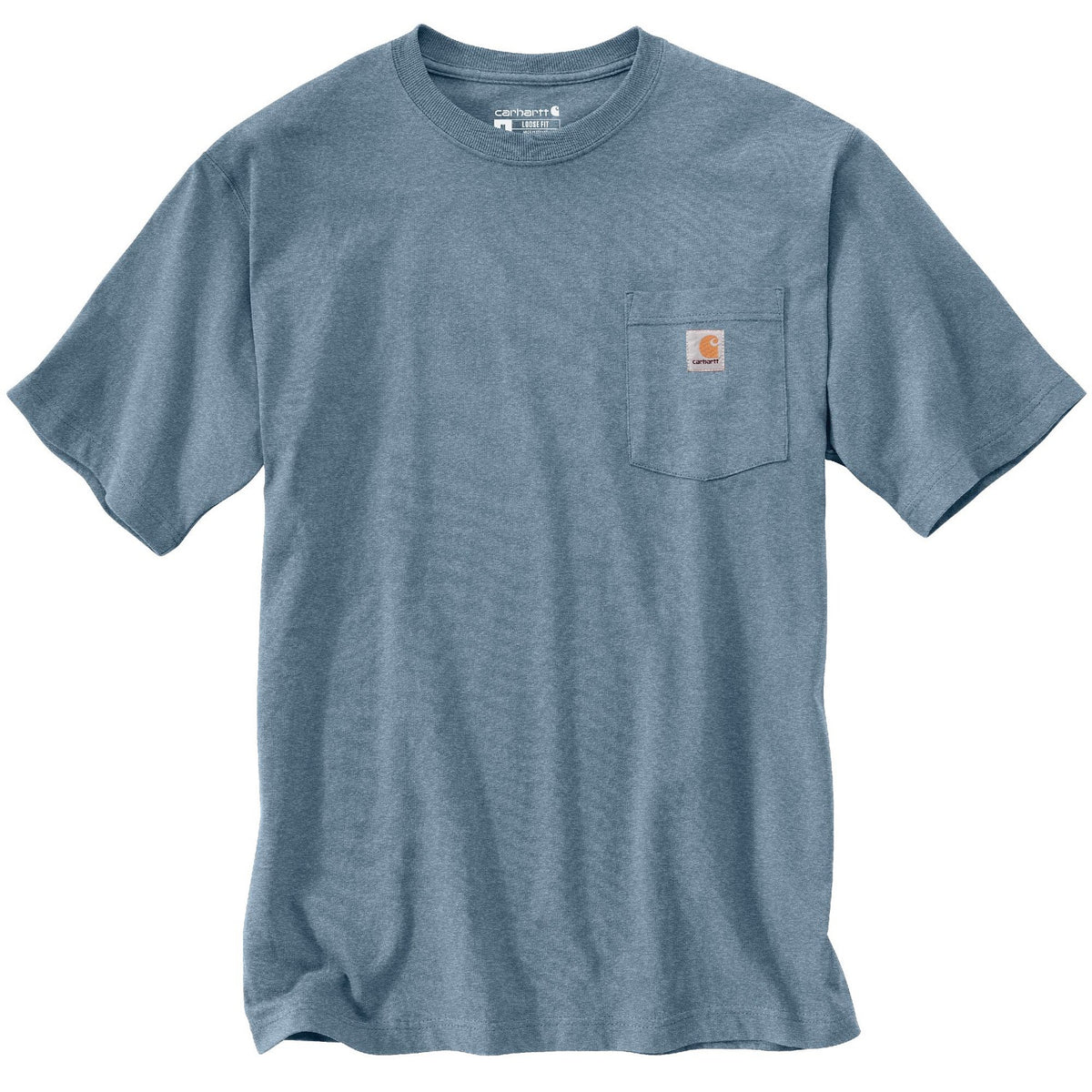 Carhartt Men&#39;s Short Sleeve Pocket T-Shirt_Thundercloud Heather - Work World - Workwear, Work Boots, Safety Gear