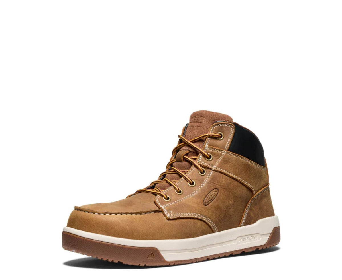 KEEN Utility Men&#39;s Gibson Mid 5&quot; EH Moc Comp Toe Work Boot - Work World - Workwear, Work Boots, Safety Gear