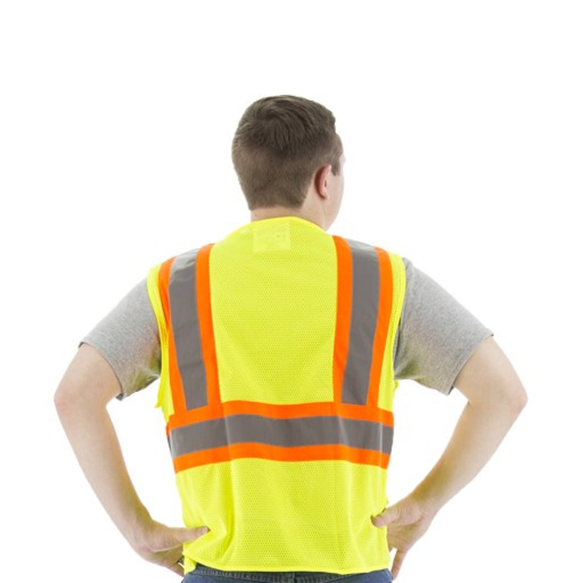 Majestic Class 2 Hi-Vis Mesh Safety Vest - Work World - Workwear, Work Boots, Safety Gear