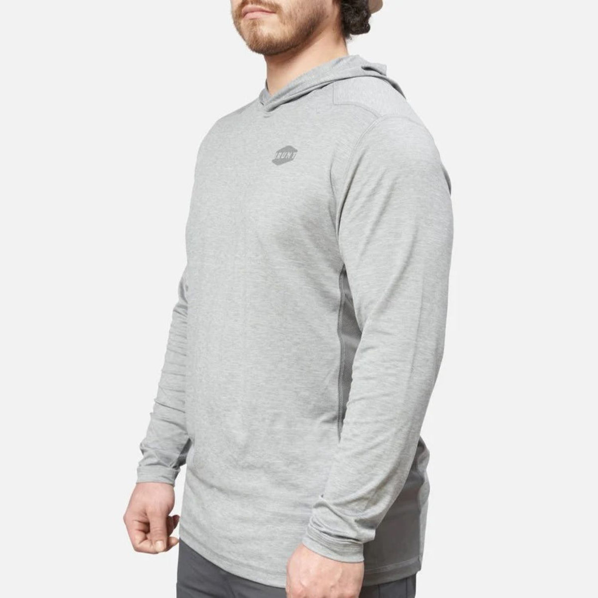 BRUNT Men&#39;s The Mckenna Tech UPF 50 Hooded Long Sleeve T-Shirt - Work World - Workwear, Work Boots, Safety Gear