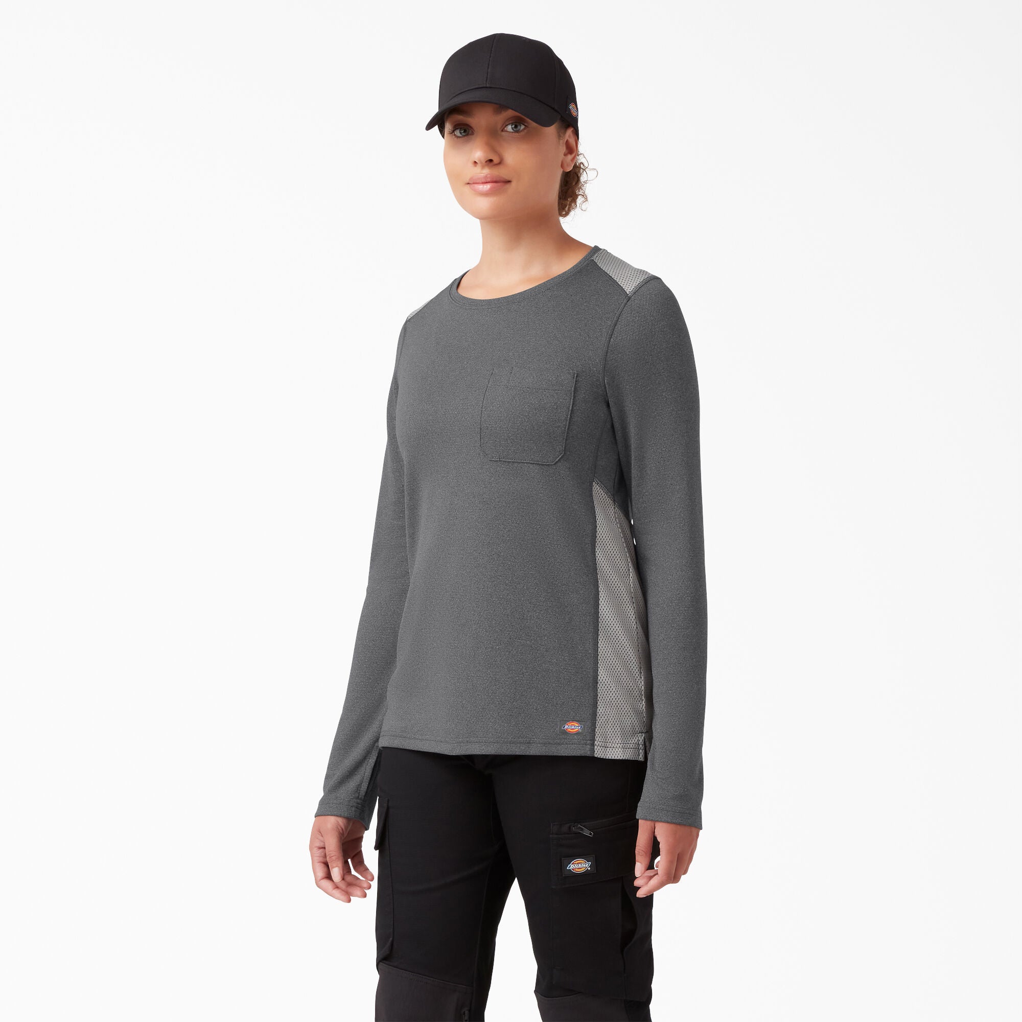 Dickies Women's Temp-IQ 365 Long Sleeve Pocket T-Shirt - Work World - Workwear, Work Boots, Safety Gear