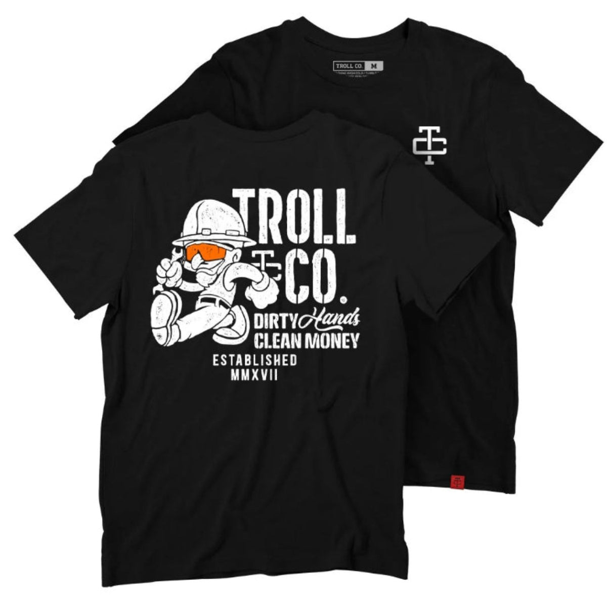 Troll Co. Men&#39;s Tycoon Graphic Short Sleeve T-Shirt - Work World - Workwear, Work Boots, Safety Gear