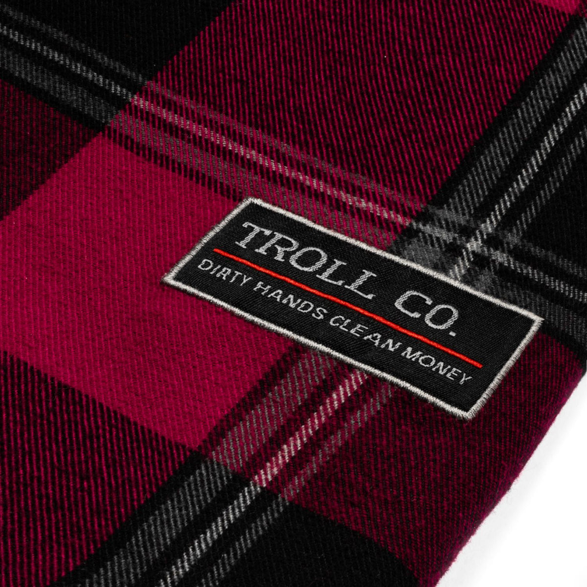 Troll Co. Men&#39;s Gridlock Button-Down Flannel Work Shirt - Work World - Workwear, Work Boots, Safety Gear