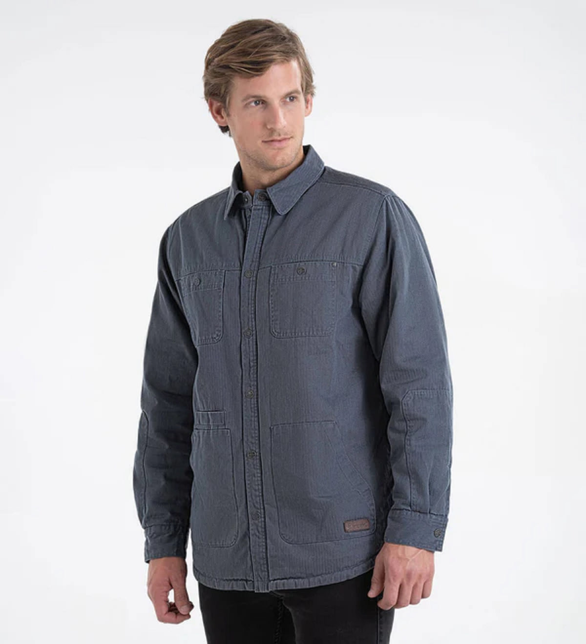 Thorogood Men&#39;s Crafted Herringbone Utility Snap Shirt Jac - Work World - Workwear, Work Boots, Safety Gear