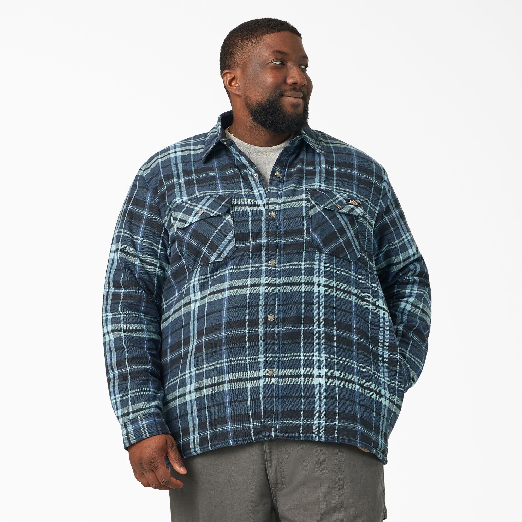 Dickies Men s Sherpa Lined Flannel Shirt Jac Work World