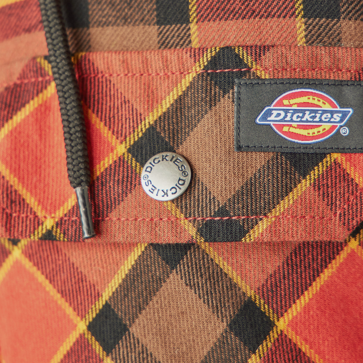 Dickies Men&#39;s Durable Water Repellent Hooded Flannel Shirt Jac - Work World - Workwear, Work Boots, Safety Gear