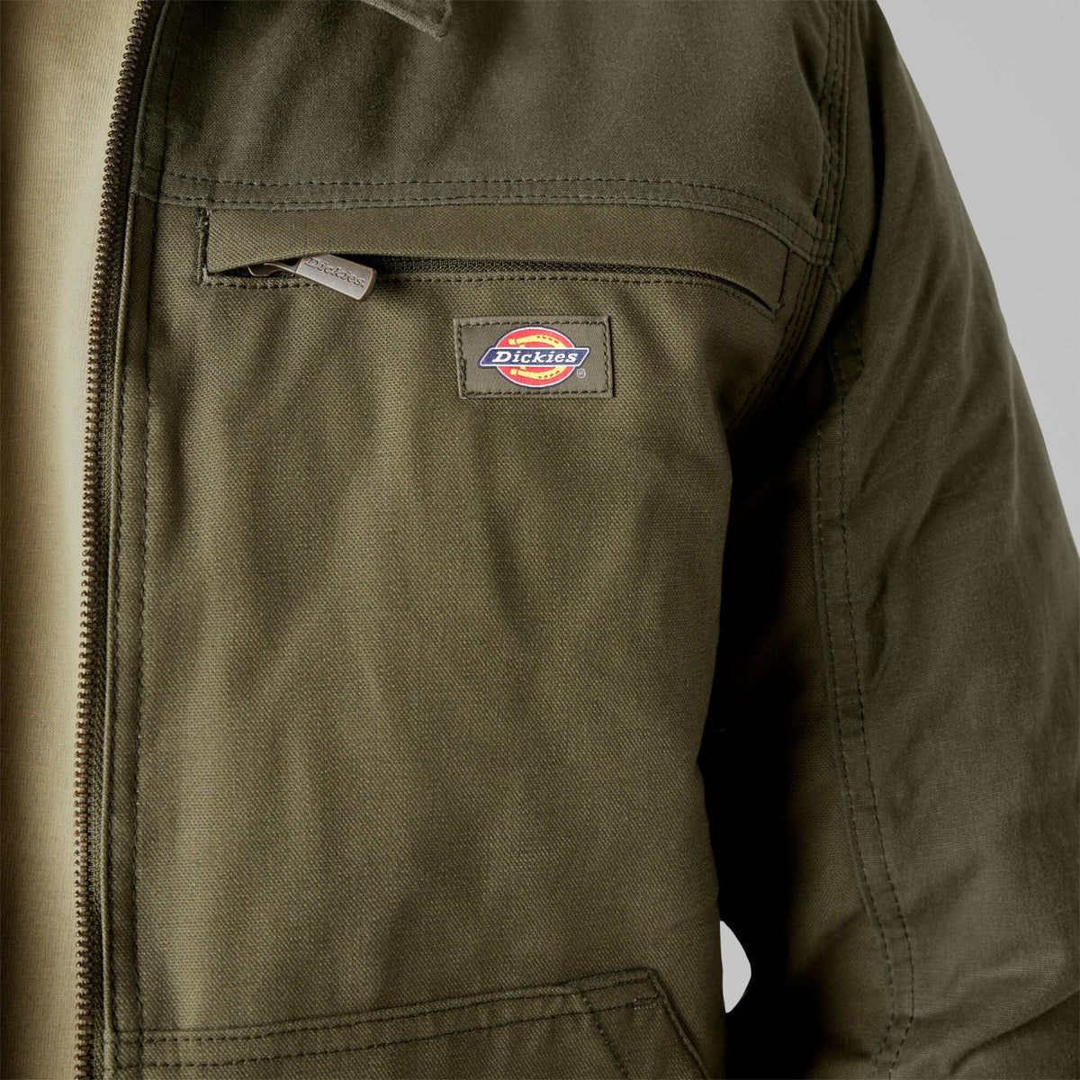 Dickies Men&#39;s Durable Water Repellent Tradebuild Canvas Full-Zip Jacket - Work World - Workwear, Work Boots, Safety Gear