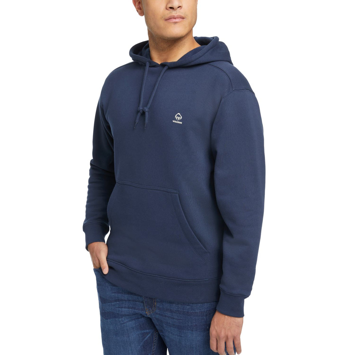 Wolverine Men&#39;s Square Logo Hoodie - Work World - Workwear, Work Boots, Safety Gear