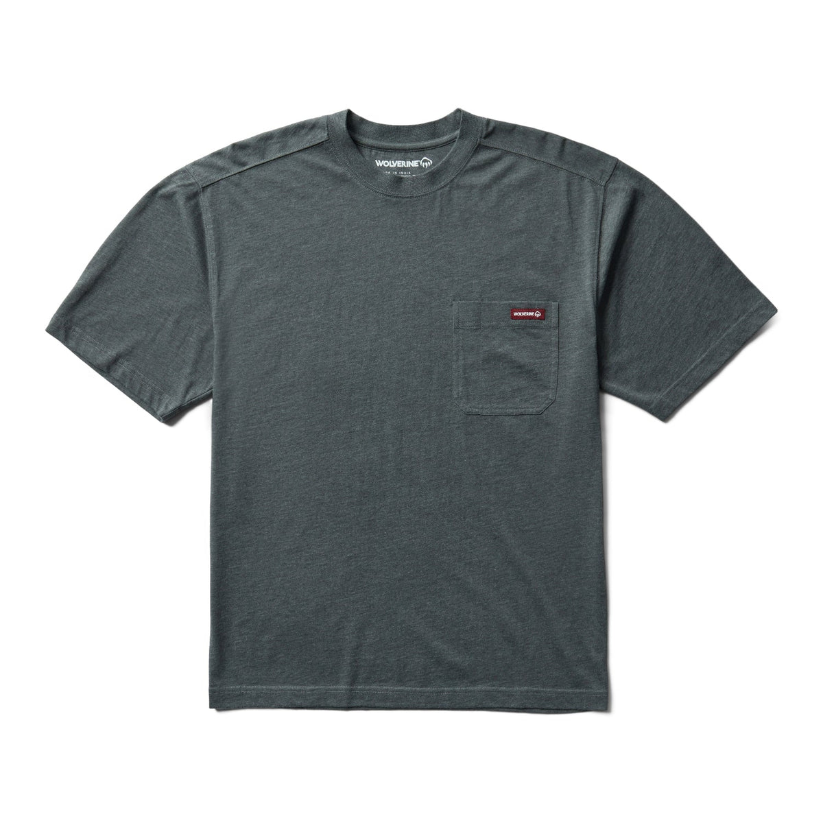 Wolverine Men&#39;s Classic Pocket Short Sleeve T-Shirt - Work World - Workwear, Work Boots, Safety Gear