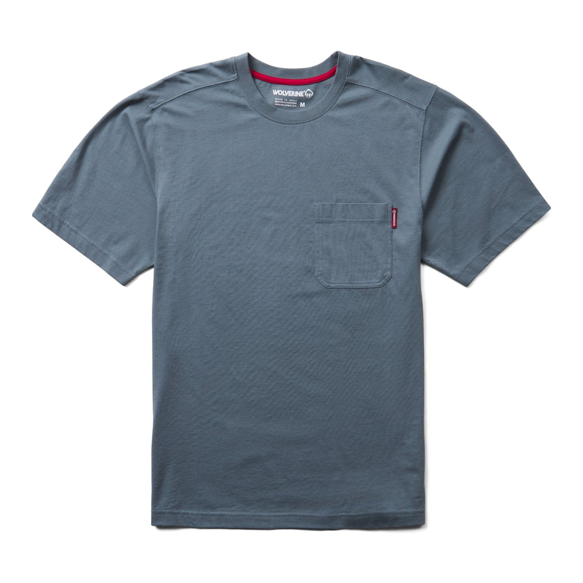 Wolverine Men&#39;s Classic Pocket Short Sleeve T-Shirt - Work World - Workwear, Work Boots, Safety Gear