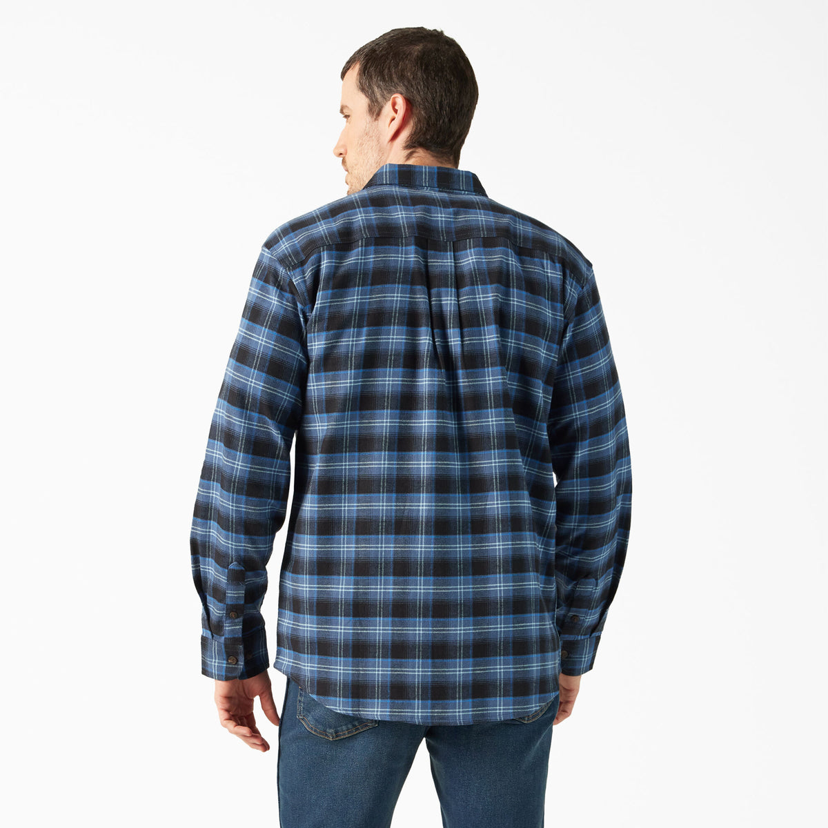 Dickies Men&#39;s Flex Long Sleeve Flannel Shirt - Work World - Workwear, Work Boots, Safety Gear