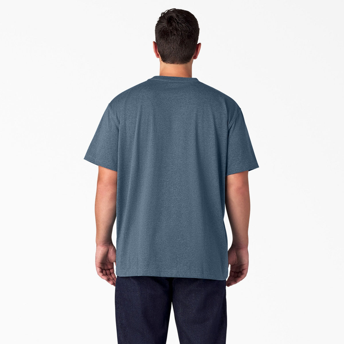 Dickies Men&#39;s Heavyweight Heathered Short Sleeve Pocket T-Shirt - Work World - Workwear, Work Boots, Safety Gear