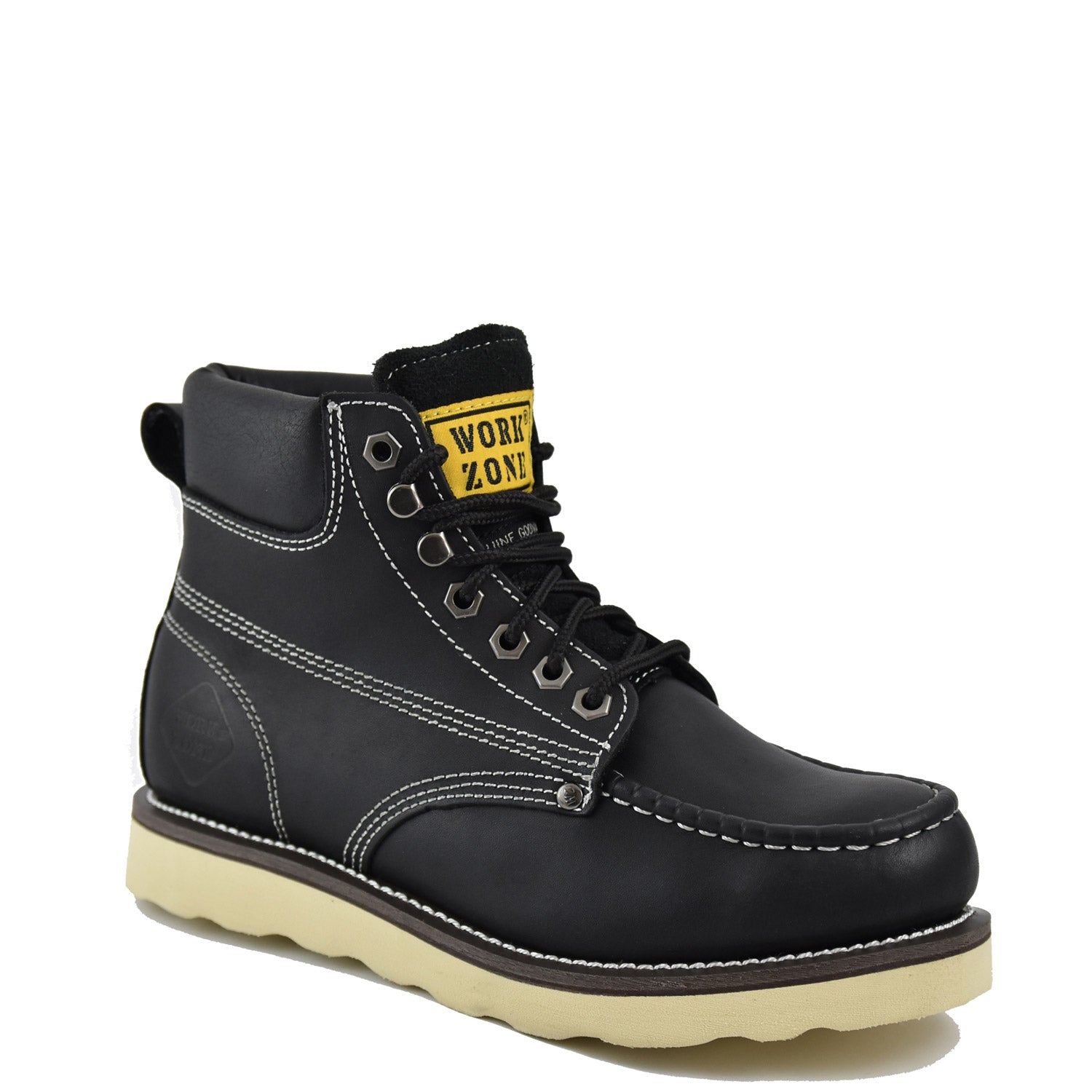 Work Zone Men's Moc-Toe 6" Soft Toe Work Boot - Work World - Workwear, Work Boots, Safety Gear