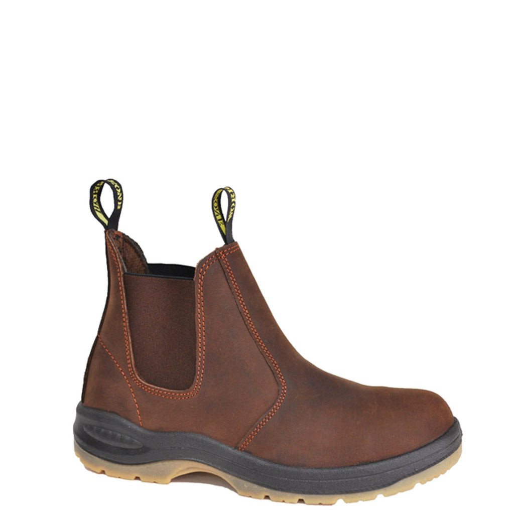 Work Zone Unisex Elastic Pull on 6 Soft Toe Work Boot Work World
