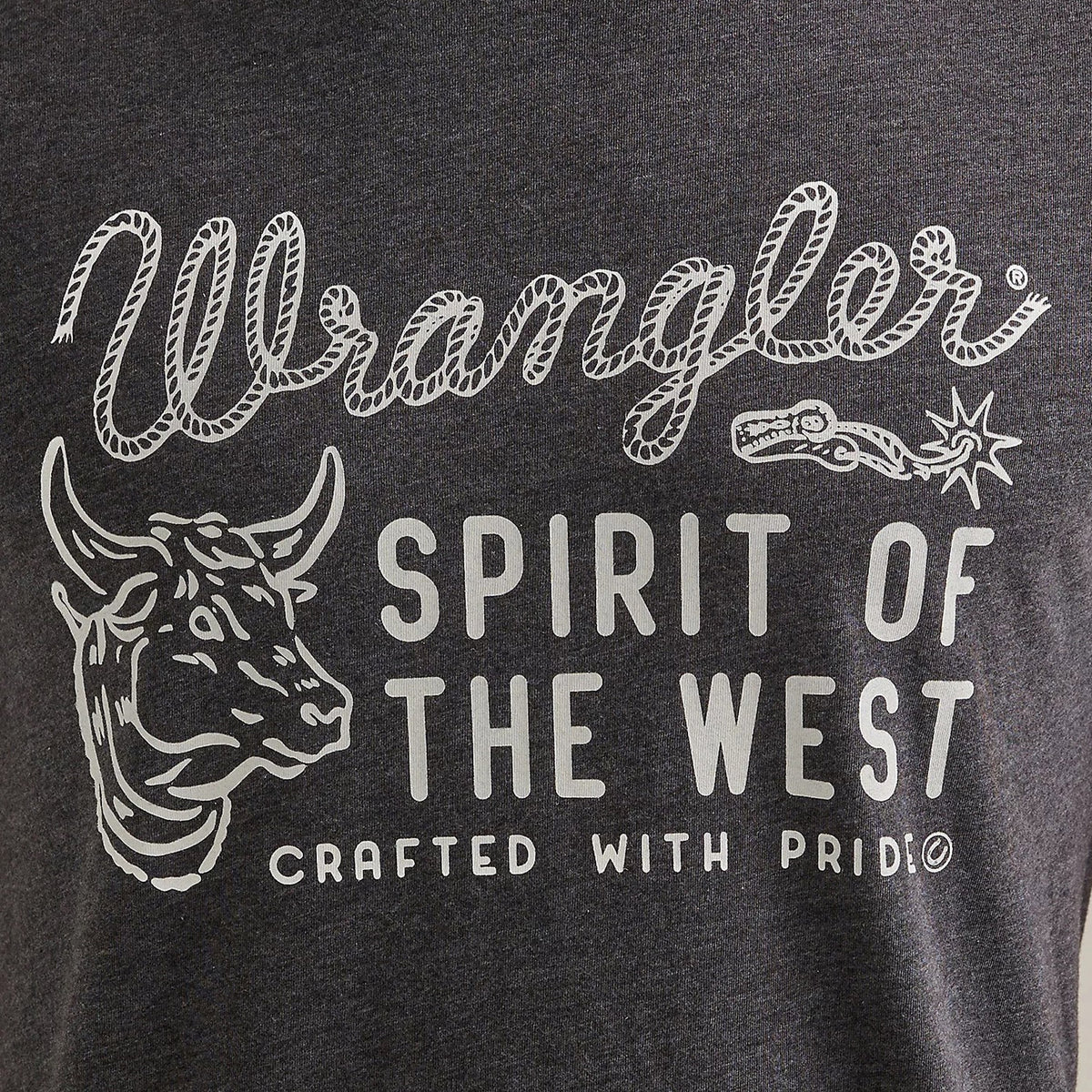 Wrangler Men&#39;s &quot;Spirit of the West&quot; Graphic Short Sleeve T-Shirt - Work World - Workwear, Work Boots, Safety Gear