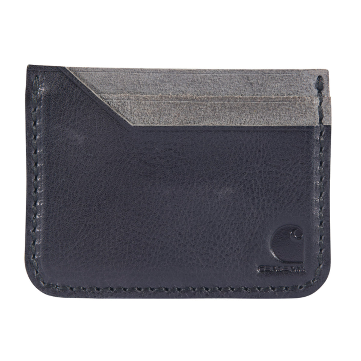 Carhartt Men&#39;s Patina Leather Front Pocket Logo Wallet - Work World - Workwear, Work Boots, Safety Gear