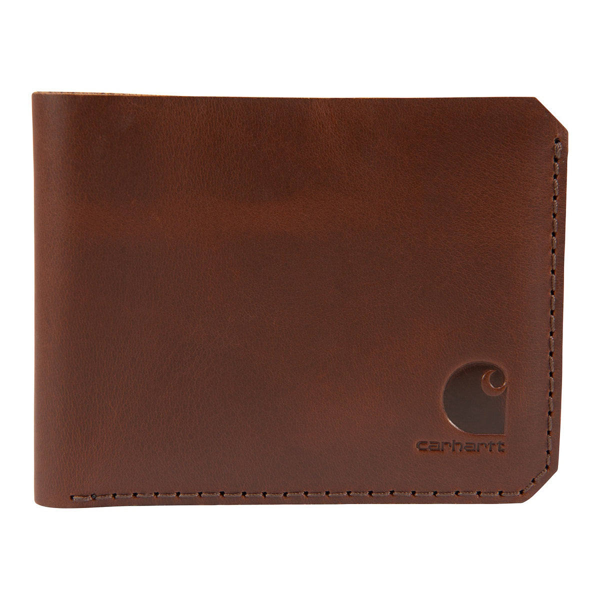 Carhartt Craftsman Leather Logo Bifold Wallet - Work World - Workwear, Work Boots, Safety Gear