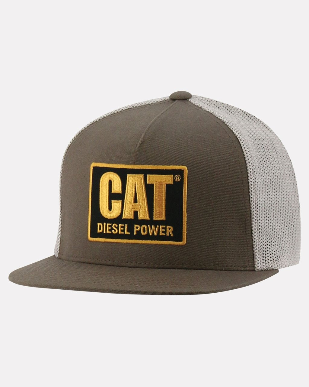 World Diesel Patch Cap Bill Flat Work Men\'s Power CAT -