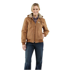 Carhartt women's weathered duck wildwood jacket deep wine sale