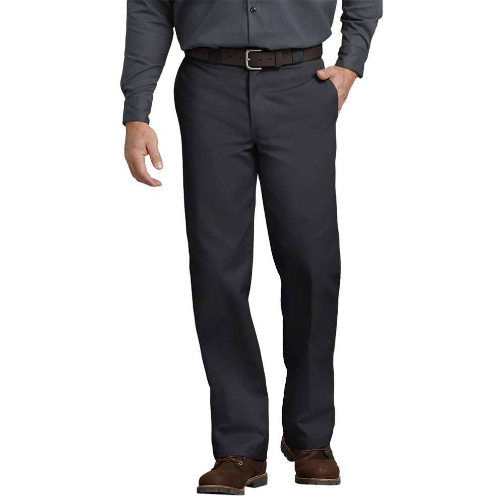 Classic Flat Pants / Rigid Polyester Twill Fabric / Men's Size 42