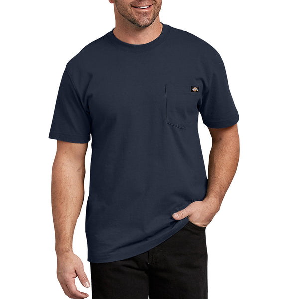 Dickies Men's Heavyweight Short Sleeve T-Shirt_Dark Navy - Work World