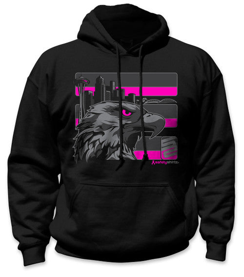 SafetyShirtz Men's Seattle Stealth Safety Hoodie_Pink - Work World