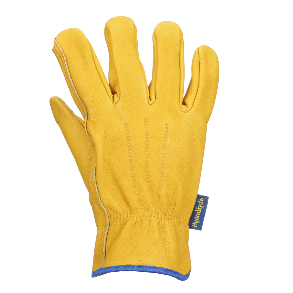 Wells Lamont Men’s Slip-On HydraHyde Full Leather Work Gloves |  Water-Resistant | X-Large