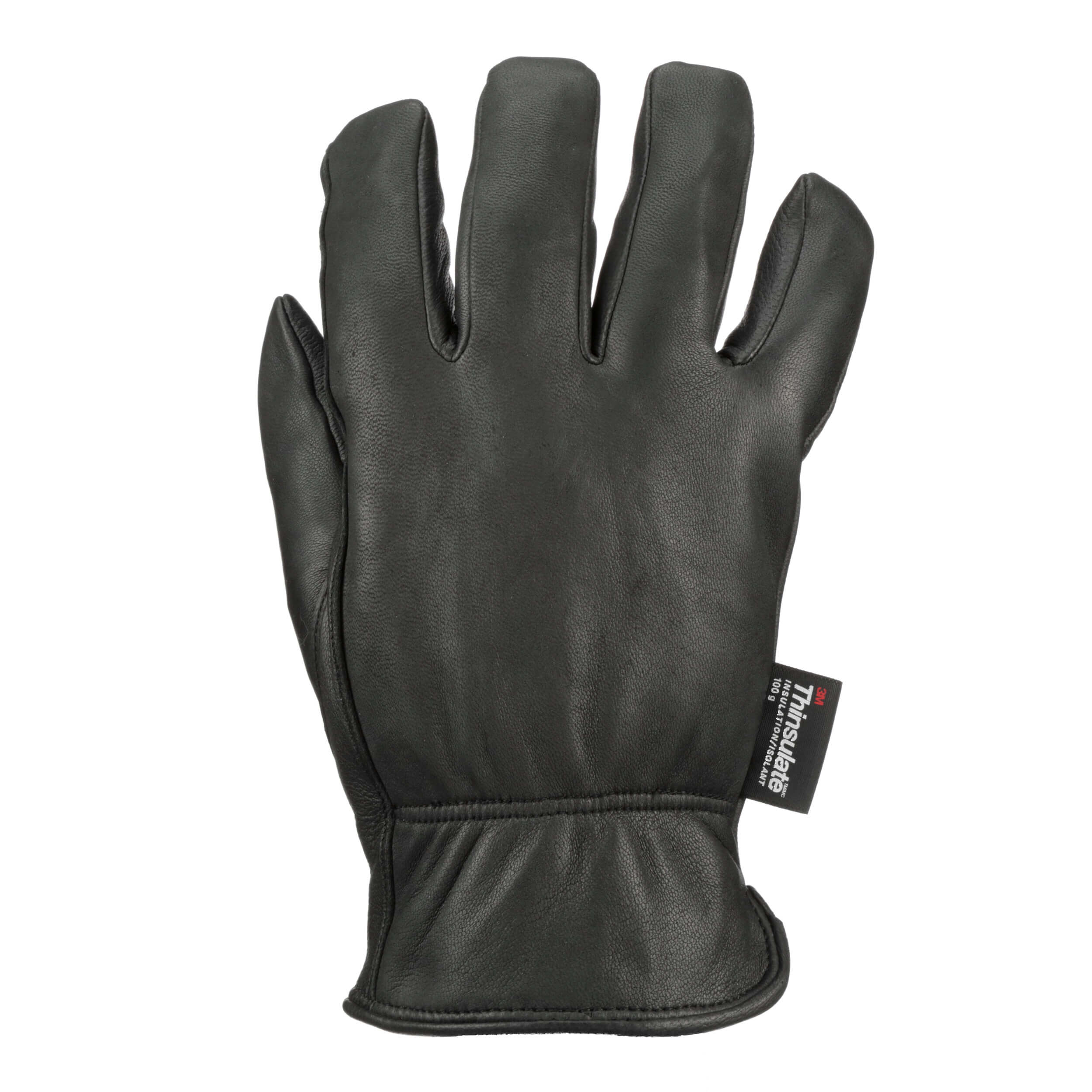 Carhartt Men's Insulated Leather Driver Gloves, Black, M